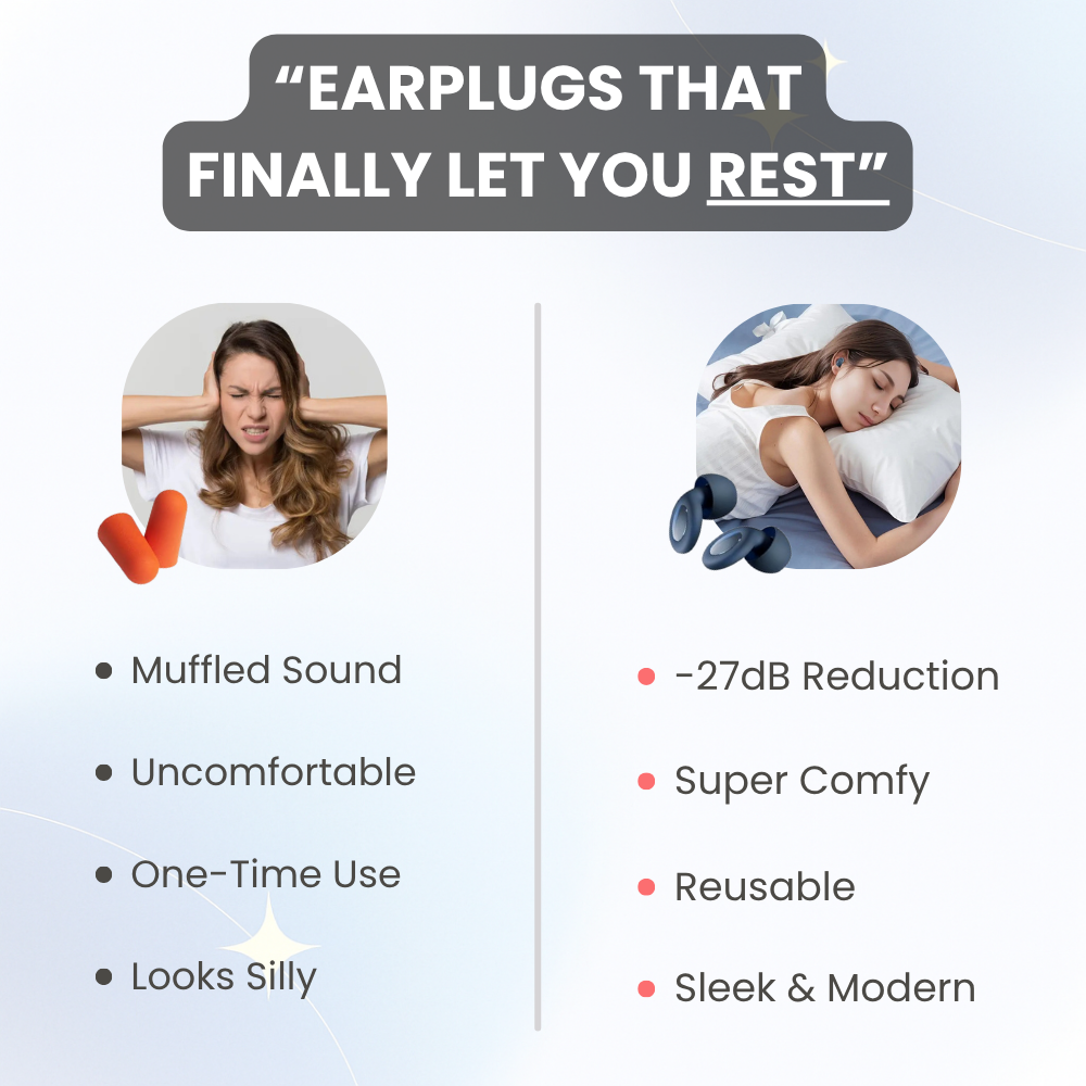 RestedRelief® Premium Earplugs